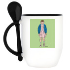 Кружка с ложкой