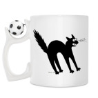 Кружка с футбольным мячиком