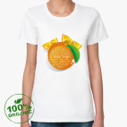 Женская футболка органик