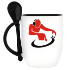 Кружка с ложкой