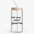 Банка с бамбуковой крышкой