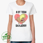 Женская футболка органик