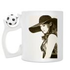 Кружка с футбольным мячиком