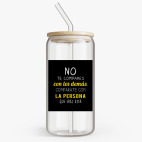 Банка с бамбуковой крышкой