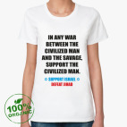 Женская футболка органик