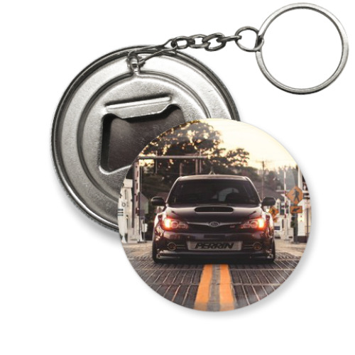 Брелок-открывашка с принтом Авто