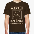 Классическая футболка Кот Шрёдингера