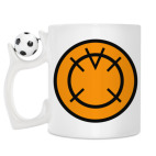 Кружка с футбольным мячиком