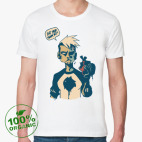 Мужская футболка органик