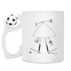 Кружка с футбольным мячиком