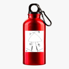 Металлическая бутылка 400 мл UV-DTF