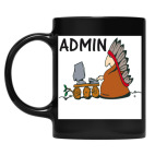 Кружка цветная UV-DTF