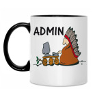 Кружка двухцветная