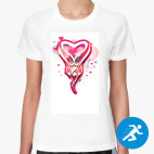 Женская спортивная футболка