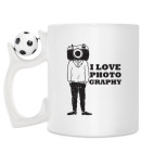 Кружка с футбольным мячиком