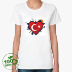 Женская футболка органик