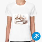 Женская спортивная футболка