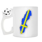 Кружка с футбольным мячиком