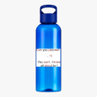 Прозрачная спортивная бутылка