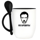 Кружка с ложкой