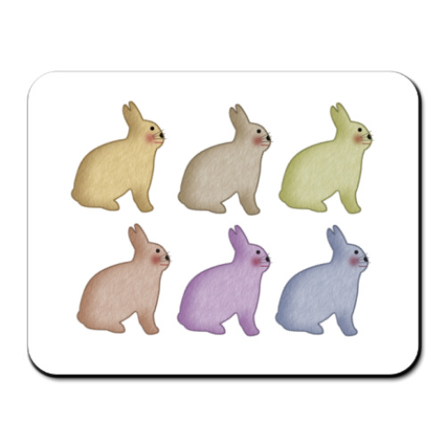Коврик для мыши Кролики