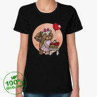 Женская футболка органик