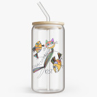 Банка с бамбуковой крышкой