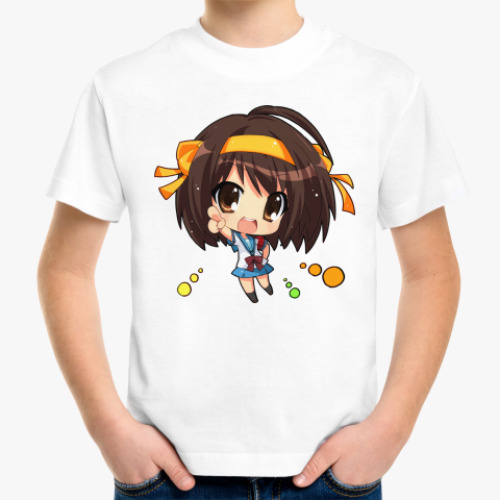 Детская футболка с принтом 'hey!'