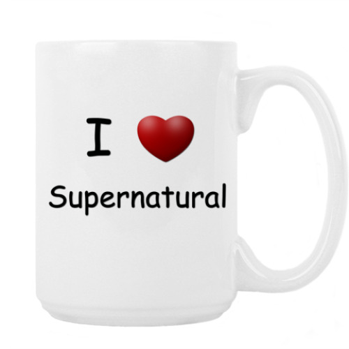 Кружка I Love Supernatural