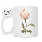 Кружка с футбольным мячиком