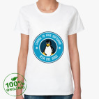Женская футболка органик