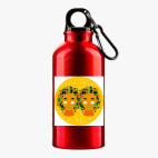 Металлическая бутылка 400 мл UV-DTF