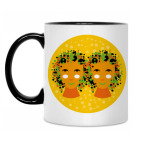 Кружка двухцветная