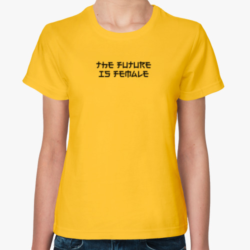 Женская футболка The future is female