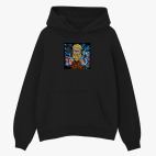 Толстовка худи оверсайз