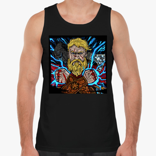 Майка с принтом Перун