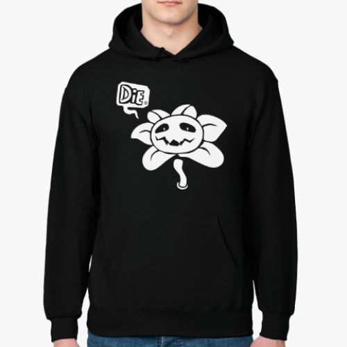 Толстовка худи с принтом Flowey Evil