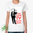 Женская футболка органик