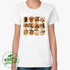 Женская футболка органик