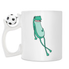 Кружка с футбольным мячиком