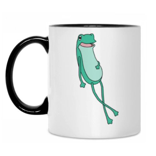 Кружка с принтом Лягушечка