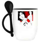 Кружка с ложкой