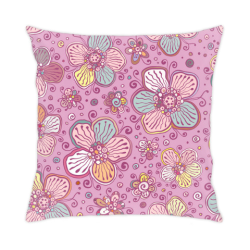 Подушка Винтажные цветы