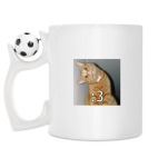 Кружка с футбольным мячиком