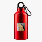 Металлическая бутылка 400 мл UV-DTF