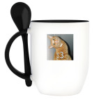 Кружка с ложкой