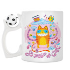 Кружка с футбольным мячиком