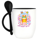 Кружка с ложкой