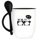 Кружка с ложкой