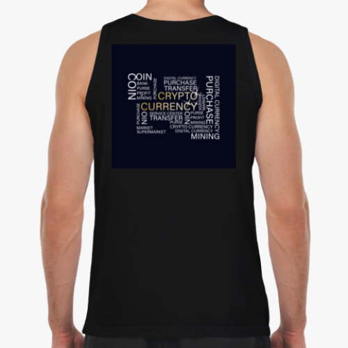 Майка с принтом Валюта